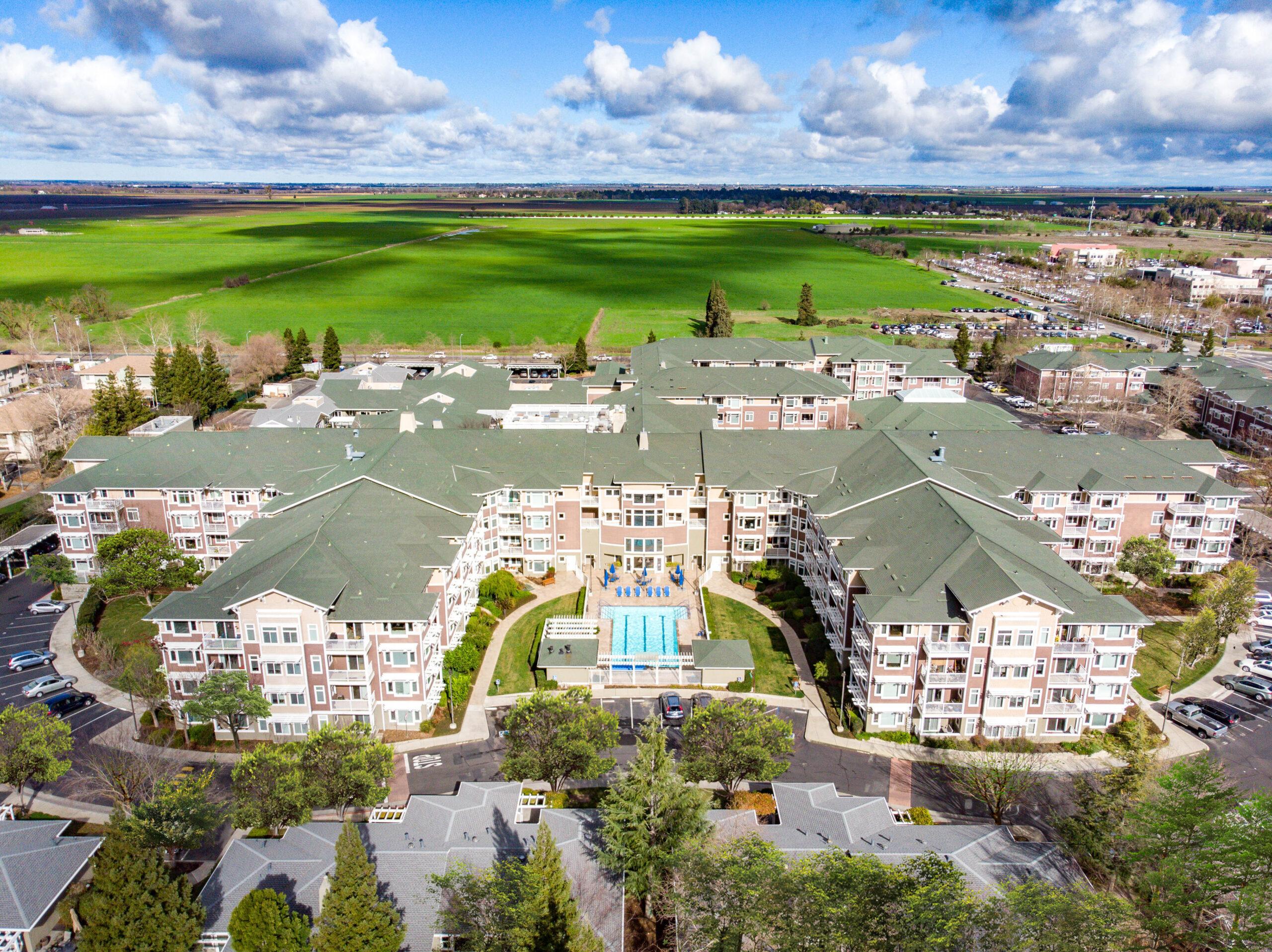 Pacific Retirement Services Aerial View