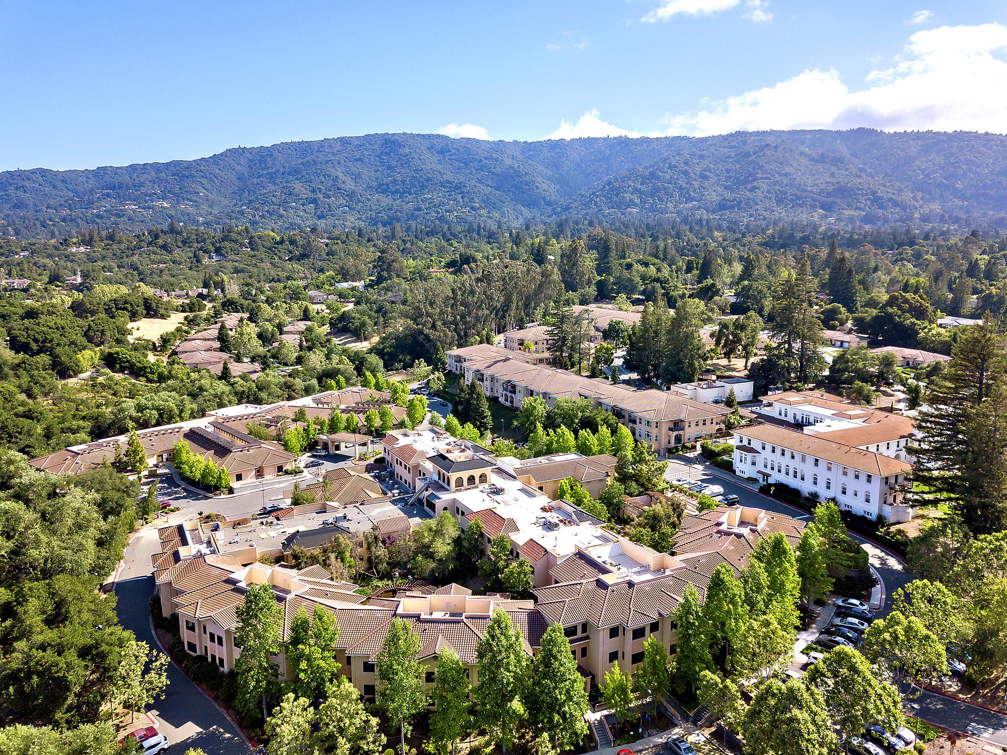 Pacific Retirement Services Aerial View.